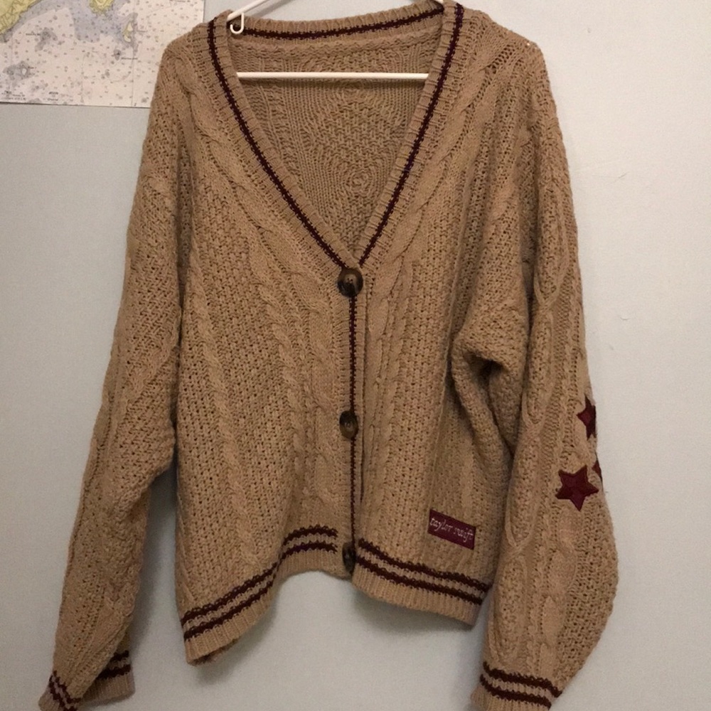 Taylor Swift Limited Edition Beige Cardigan